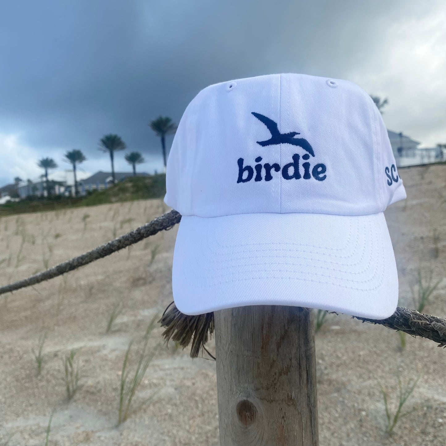 White Beach Birdie Hat