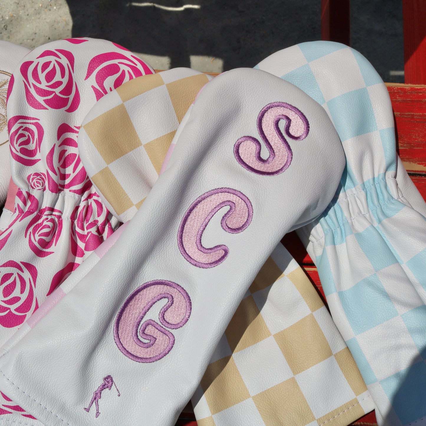 Pink Classic Checkered Driver Headcover