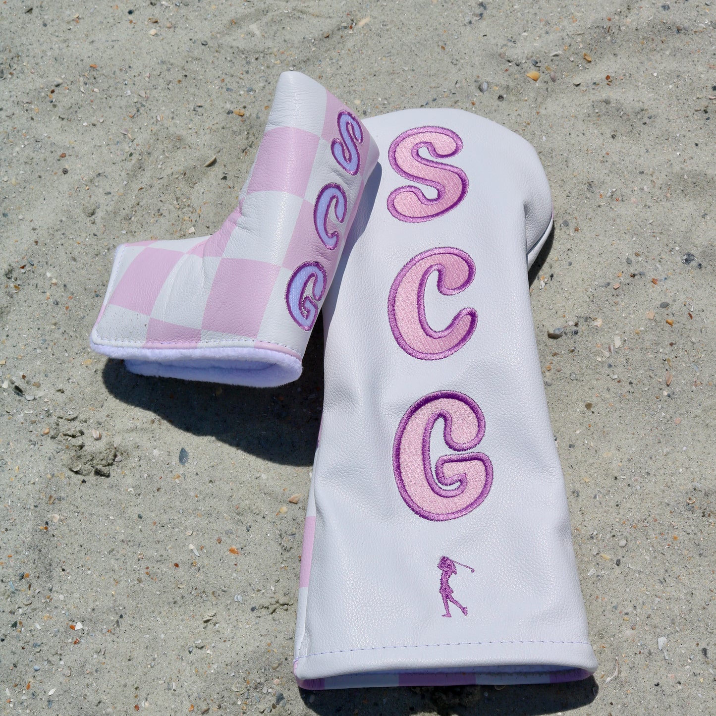 Pink Classic Checkered Driver Headcover