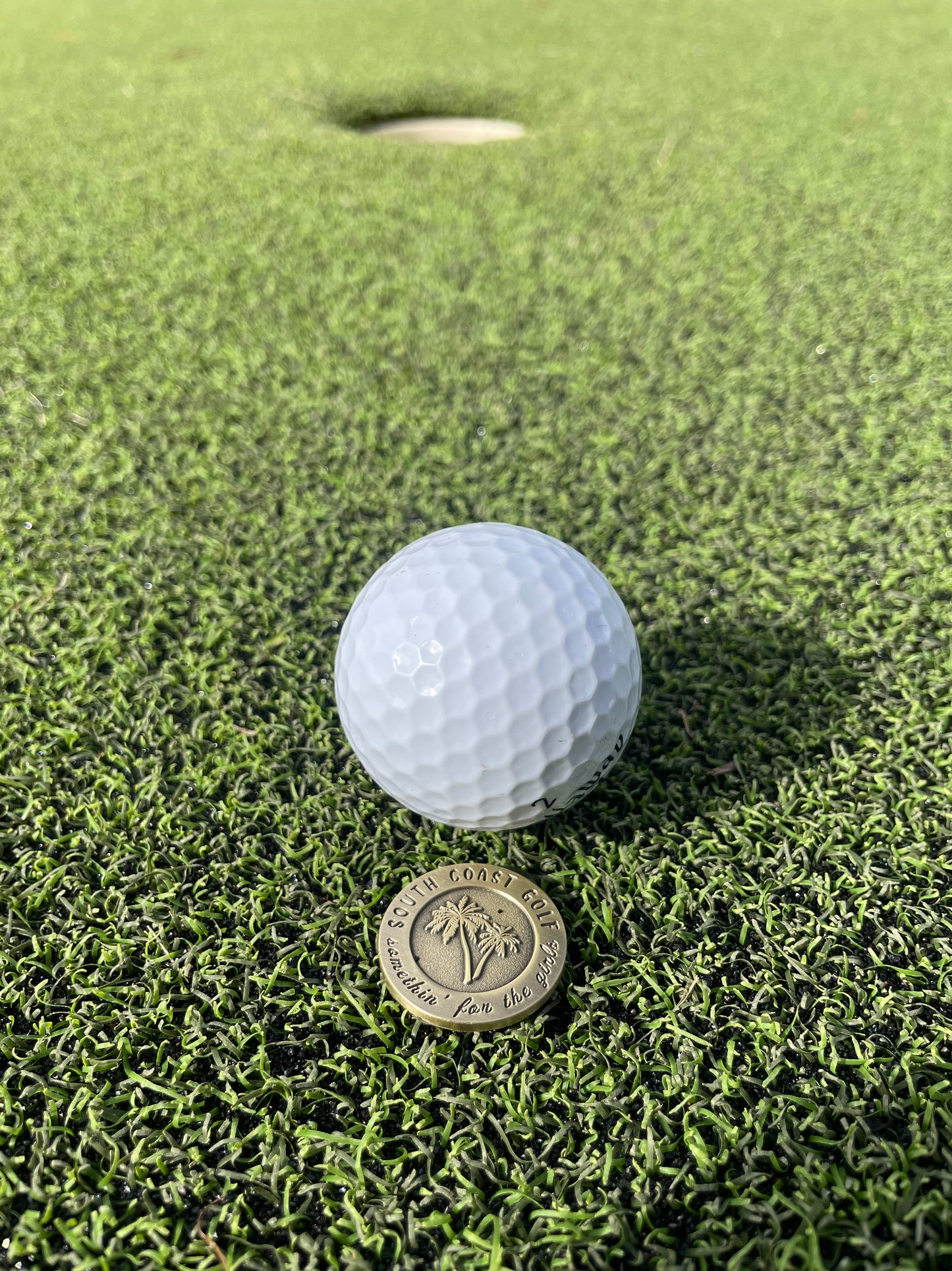 Classic Gold Palms Ball Marker