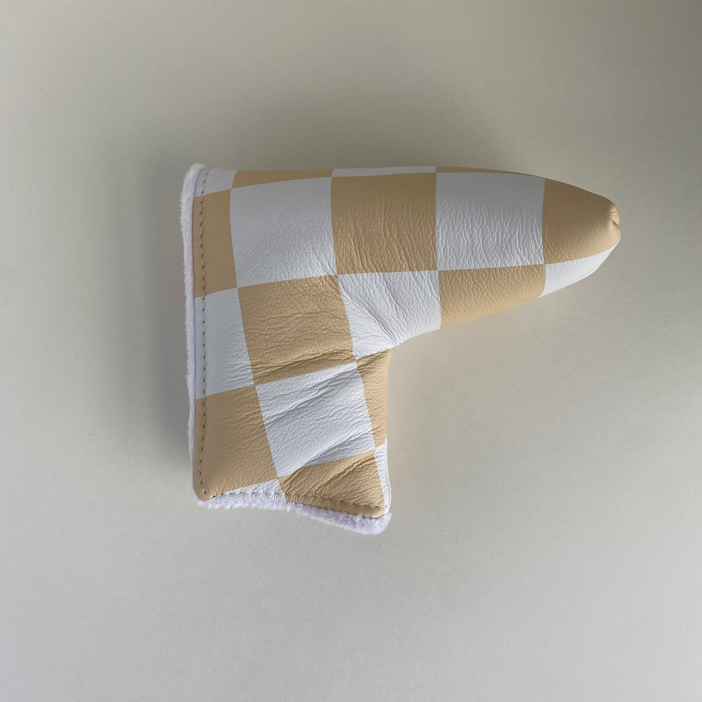Sandy Classic Checkered Blade Putter Headcover