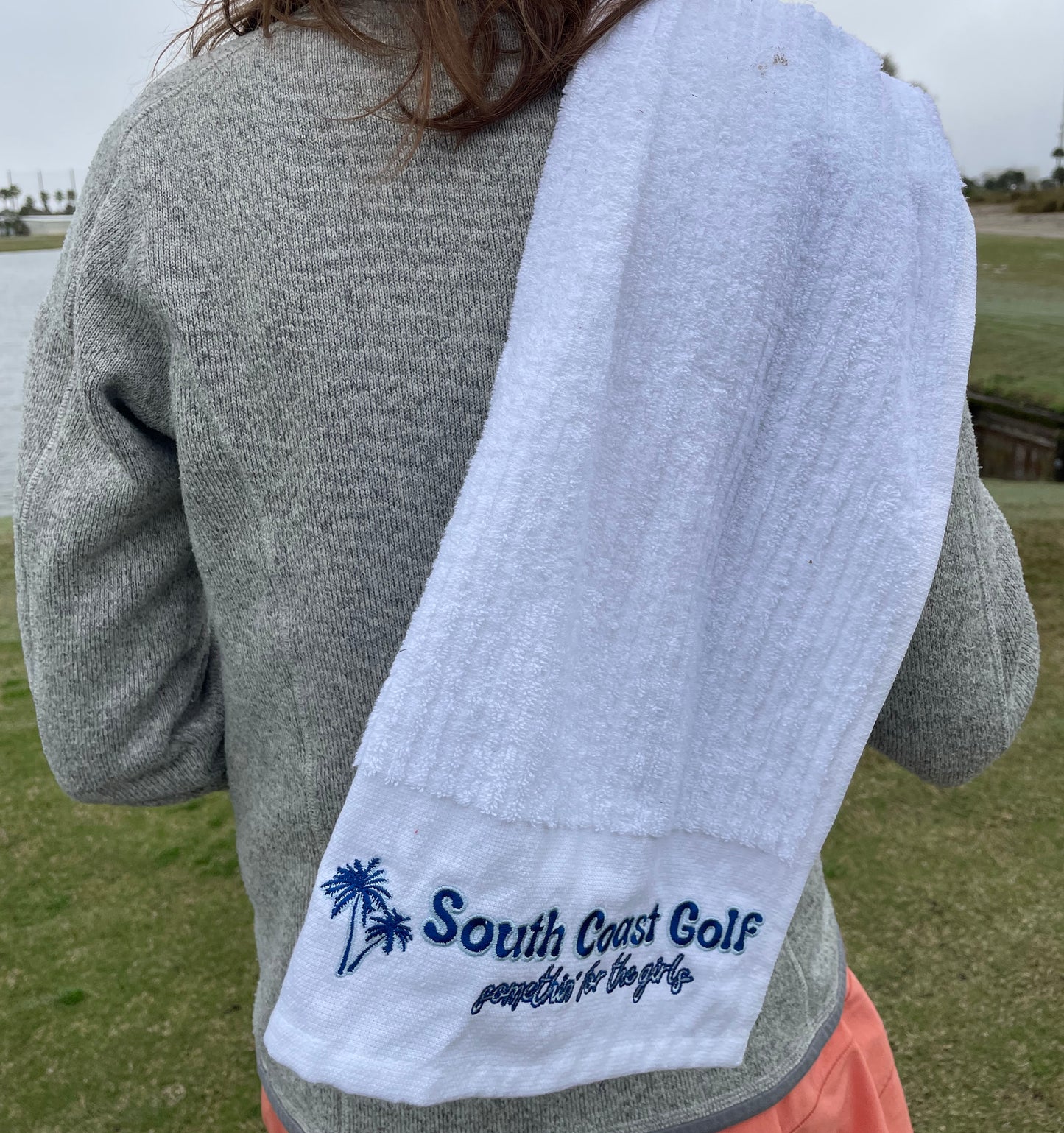 Blue Wave Caddie Towel