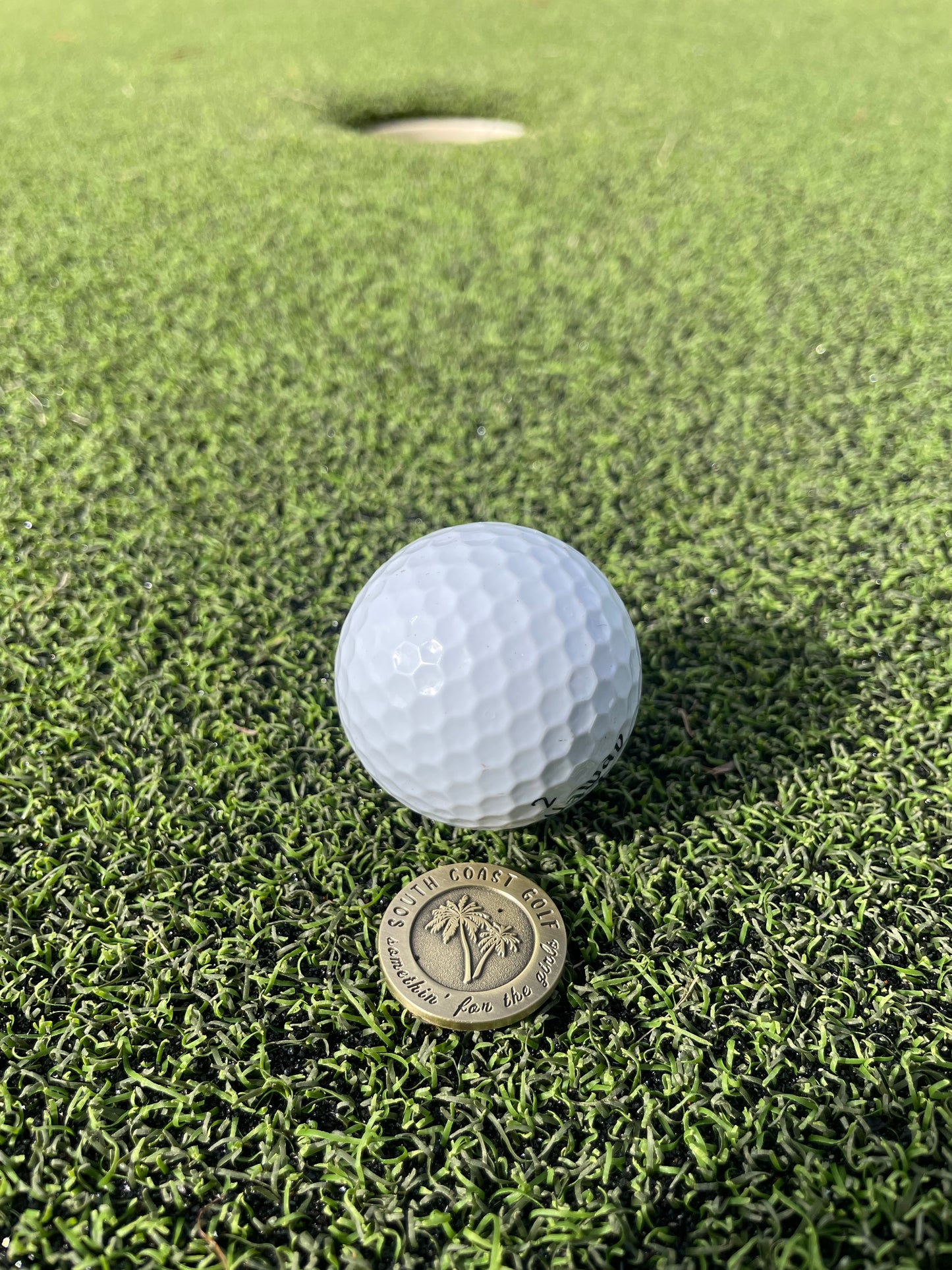 Classic Gold Palms Ball Marker