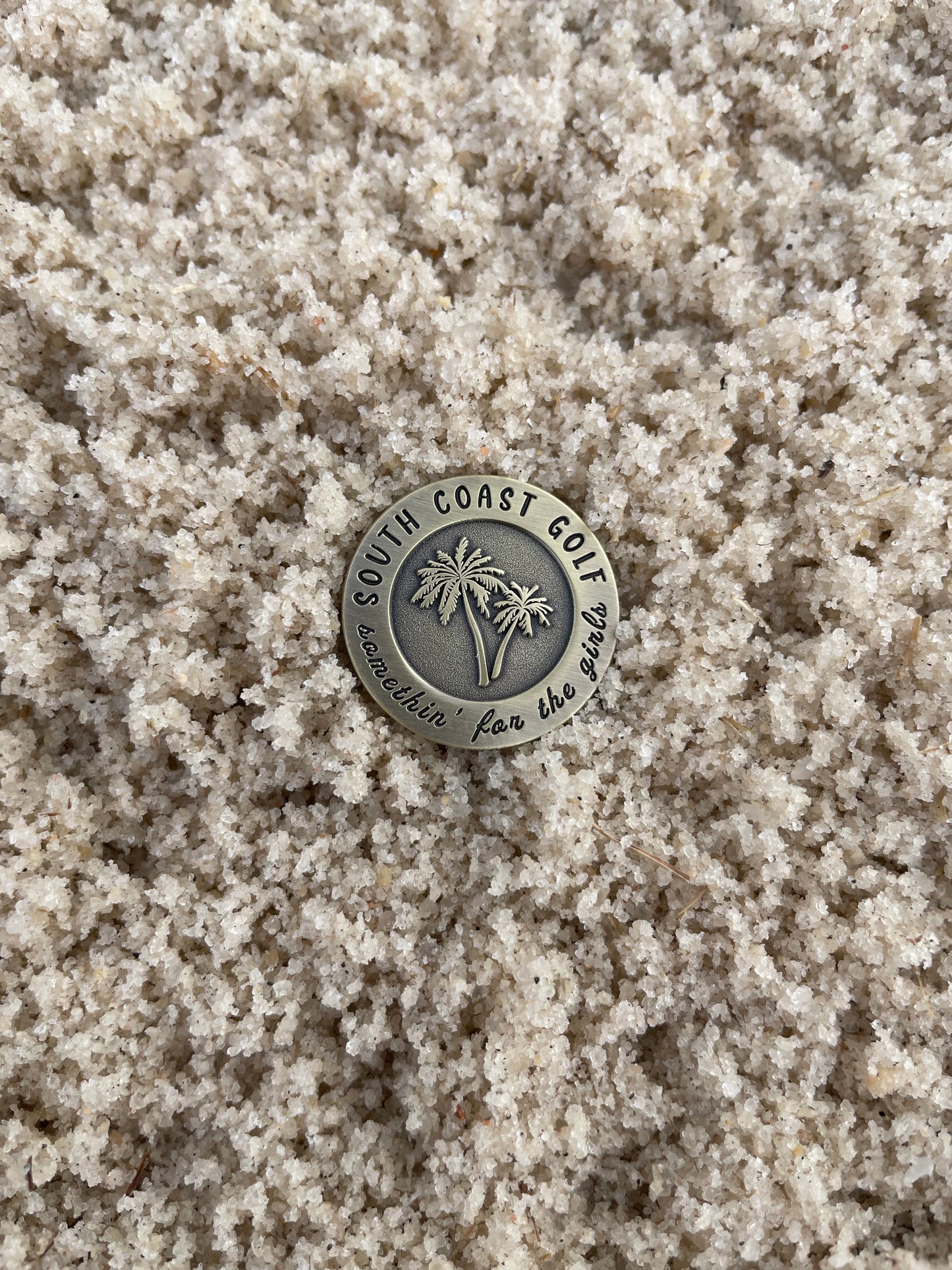 Classic Gold Palms Ball Marker