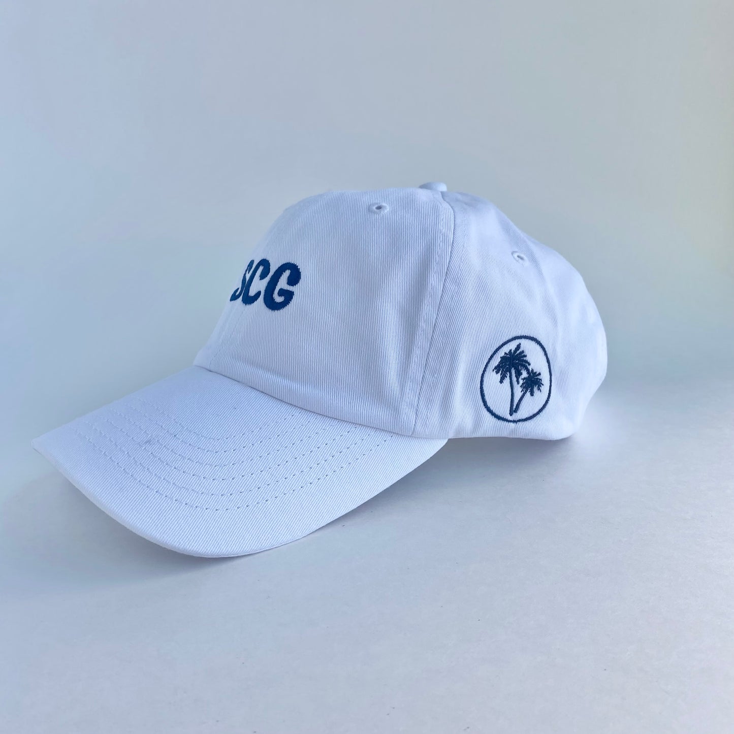 White Coastal Palms SCG Hat