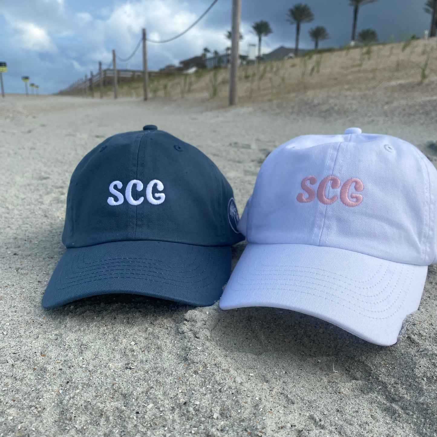 Pink Coastal Palms SCG Hat